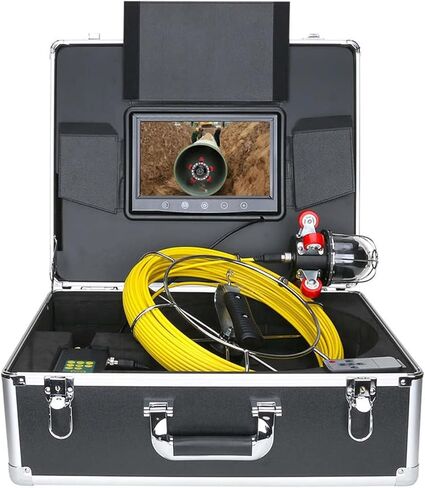 Pipeline Endoscope, Industrial Endoscope Inspection Camera, 7-inch 20-Meter Line HD Camera for Wall Car Engine Inspection (with Video Recording) in Saudi Arabia
