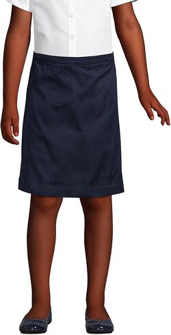 Lands' End School Uniform Girls Blend Chino Skort Top of Knee in Saudi Arabia