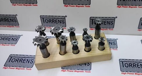 10pc HSS Woodruff Key Cutter وضع أسنان مستقيمة 3/8 ، 1/2 ، 5/8 ، 3/4 "، 1" American-AMZ661 in Saudi Arabia