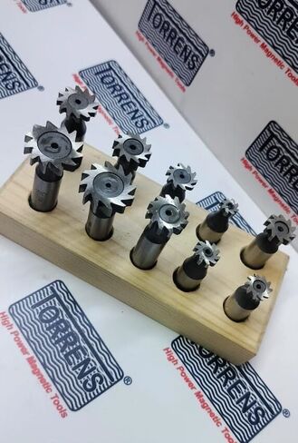 10pc HSS Woodruff Key Cutter وضع أسنان مستقيمة 3/8 ، 1/2 ، 5/8 ، 3/4 "، 1" American-AMZ661 in Saudi Arabia