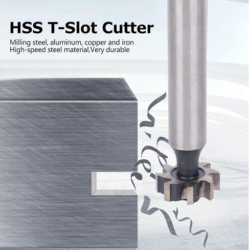 قاطع المقعد الرئيسي في Woodruff ، HSS Straight Shank T Slot Milling Cutter Tools 4x16x10mm in Kuwait