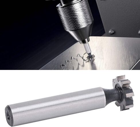 قاطع المقعد الرئيسي في Woodruff ، HSS Straight Shank T Slot Milling Cutter Tools 4x16x10mm in Kuwait