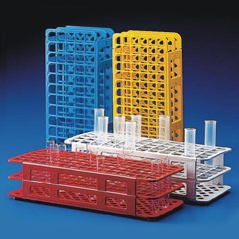 Globe Scientific 456603 Polypropylene Microcentrifuge Tube Rack, 20/21mm Tube, White, 40-Place in Saudi Arabia