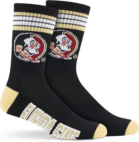 Ultra Game Men's NCAA Official Athletic Cushioned Secure Fit Team Crew Socks-3 Pack in Saudi Arabia