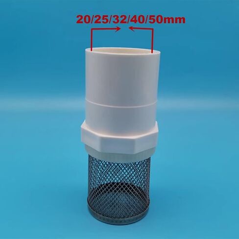 على مصفاة الأنابيب ، شاشة الشبكة المضمنة ، مرشح PVC لمضخة مياه الري في الحديقة مدينات ماء أسماك الحوض (GRIJs ، داخل القطر 25 ملم) in Saudi Arabia