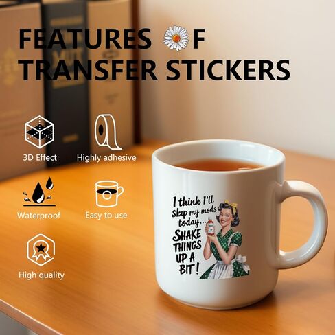 Afritee UV DTF Cup Wrap - 13 ورقة ملصقات رسائل فرك على صائق النقل ، إكليت الأبجدية UV DTF Cup Wrack in Saudi Arabia