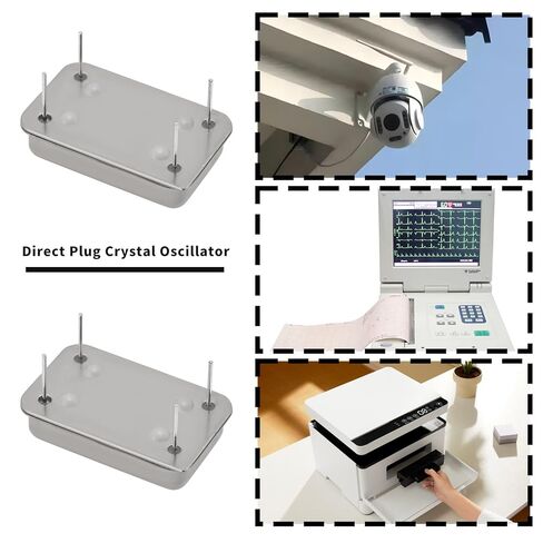 ECSING 2PCS مستطيلة 4P 28.37516MHz مذبذبات الكريستال القابس المباشر متوافقة مع Commodore Amiga 500 500 Plus 600 2000 3000 4000 in Kuwait