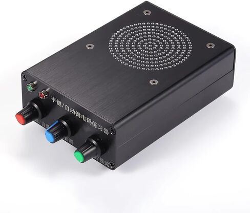 iDili Morse Code Practice Oscillator - Auto/Straight Key Trainer w/Speaker & Power Supply & Aluminum Case in Saudi Arabia