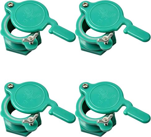 4PCS Honey Gate Valve for Extractor & 5 Gallon Bucket, Durable Beekeeping Equipment, Adjustable Honey Faucet (White) in Saudi Arabia