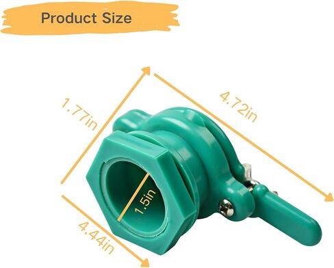 4PCS Honey Gate Valve for Extractor & 5 Gallon Bucket, Durable Beekeeping Equipment, Adjustable Honey Faucet (White) in Saudi Arabia
