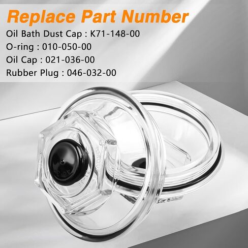 4pcs أغطية غبار حمام الزيت ، 2.75 "الخيط ، غطاء محور المقطورة متوافق مع Dexter 6K-8K 8-218 ، 8-219 ، 8-232 محاور الخدمة العامة التي تم بناؤها 1989 وما فوق ، استبدل#: K71-038-00 in Kuwait