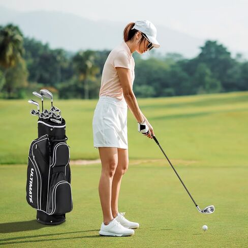 ULTIMATE Women's Complete Golf Club Set, 9/11pcs Right Handed Ladies Golf Clubs Set w/ 460cc Alloy Driver, #3 Fairway Wood, Hybrid, #6/#7/#8/#9/#P Irons & Putter in Saudi Arabia