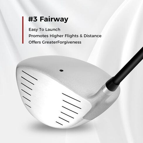 ULTIMATE Women's Complete Golf Club Set, 9/11pcs Right Handed Ladies Golf Clubs Set w/ 460cc Alloy Driver, #3 Fairway Wood, Hybrid, #6/#7/#8/#9/#P Irons & Putter in Saudi Arabia