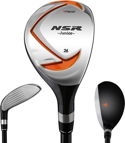 PGM Golf Club Set - 6 Pieces Junior Complete Golf Club Set for Kids Children - Right Handed - Driver(#1), Hybrid, Iron(#7,#9,#S), Putter, Golf Stand Bag in Saudi Arabia
