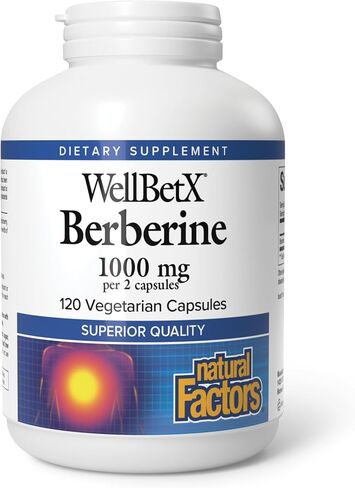 Natural Factors WellBetX Berberine, 500 mg, 120 Capsules in Saudi Arabia