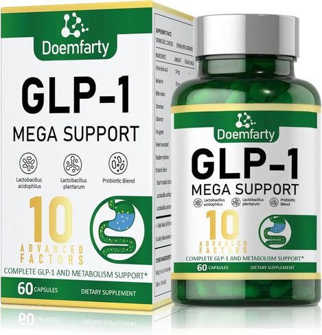 GLP-1 probiotic | ملحق GLP-1 ، تنشيط GLP مع 10 مليارات من بروبيوتيك متعددة السلطات CFU + prebiotics ، GLP 1 بشكل طبيعي ، Probiotic GLP-1 للرجال والنساء ، 60 GLP-1 كبسولة (1PCS) OP1 in Kuwait