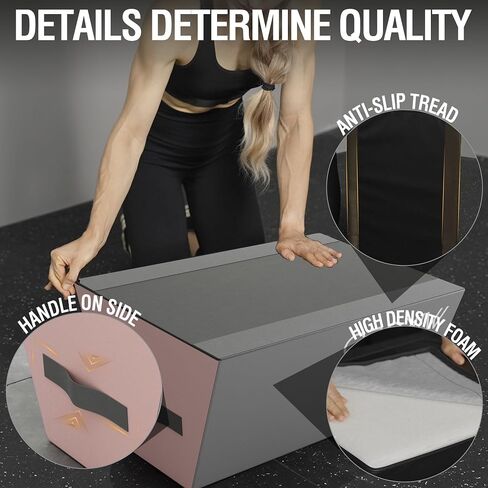 Mikolo Hip Thrust Bench ، آلة دفع الورك في المنزل لجسر Glute ، صندوق دفع الورك متعدد الوظائف مع معدات تجريب غير زرق in Kuwait