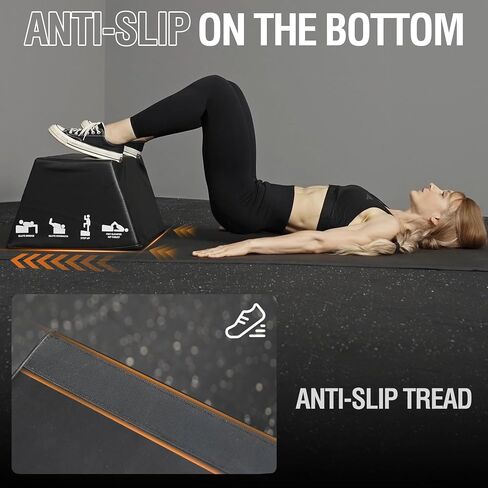 Mikolo Hip Thrust Bench ، آلة دفع الورك في المنزل لجسر Glute ، صندوق دفع الورك متعدد الوظائف مع معدات تجريب غير زرق in Kuwait