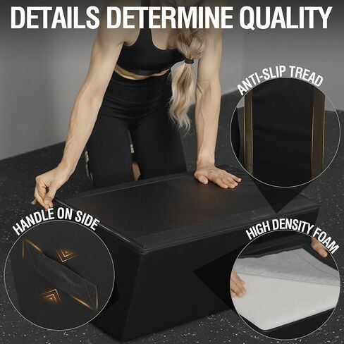 Mikolo Hip Thrust Bench, Hip Thrust Machine at Home for Glute Bridge, Multi-Functional Hip Thrust Box with Non-Slip, Glute Workout Equipment, 700LB Load Capacity, Core & Ab Strength Training in Saudi Arabia