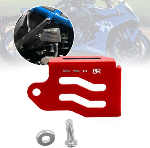 For GSX8R GSX-8R 2024 Motorcycle CNC Aluminum Rear Brake Fluid Reservoir Cover Oil Cap Guard Protection Cap gsx8r gsx-8r 2024-2025 (gold) in Saudi Arabia