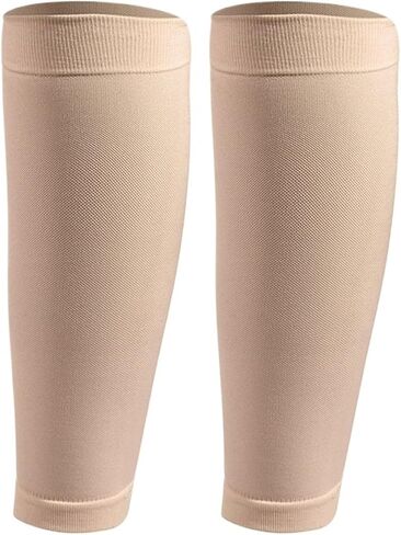 1pair/5 Pair Men's and Women's Calf Support Compression Sleeve, Running Leg Socks Outdoor Sports Marathon for Shin Splint Relief, Recovery, Running in Saudi Arabia
