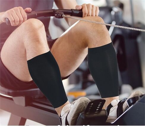 1pair/5 Pair Men's and Women's Calf Support Compression Sleeve, Running Leg Socks Outdoor Sports Marathon for Shin Splint Relief, Recovery, Running in Saudi Arabia