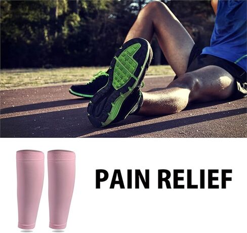 1pair/5 Pair Men's and Women's Calf Support Compression Sleeve, Running Leg Socks Outdoor Sports Marathon for Shin Splint Relief, Recovery, Running in Saudi Arabia