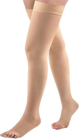 1PAIR 20-30 مم زئبق أكمام ضغط العجل للنساء والرجال ، أكمام ضغط الفخذ بدون قدم للترشح لتخفيف شائبة شين ، الانتعاش ، الجري in Kuwait