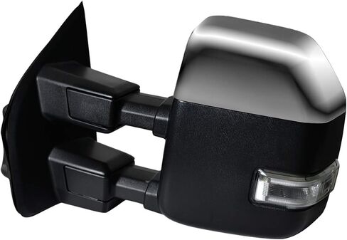 AERDM New towing mirror Power Heated Compatible with Ford Super Duty F-250 F-350 F-450 F-550 2017 2018 2019 Pickup Truck Replacement Extendable Towing with Turn Signal,Clearance and Auxiliary Lamp in Saudi Arabia