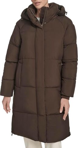 Levi's Women's Cloud Puff Hooded Midlength Puffer Jacket in Saudi Arabia