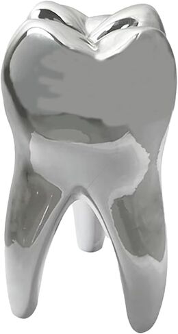 Dental Tooth Model Decorations for Office Tooth Model Gift for Display Decoration Clinic Desktops Dental Student Gift(Sliver) in Saudi Arabia