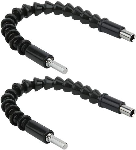 2Pcs Universal Flexible Shaft for Electric Drilling Bits Hose Connection Tools 300mm in Saudi Arabia