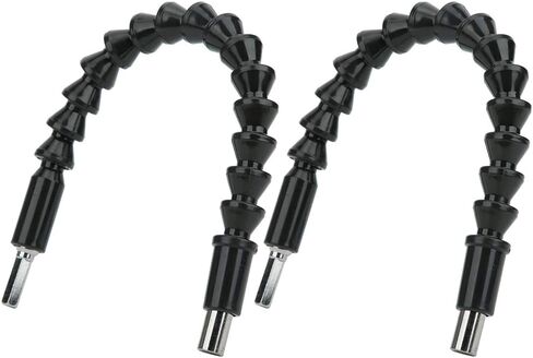2Pcs Universal Flexible Shaft for Electric Drilling Bits Hose Connection Tools 300mm in Saudi Arabia