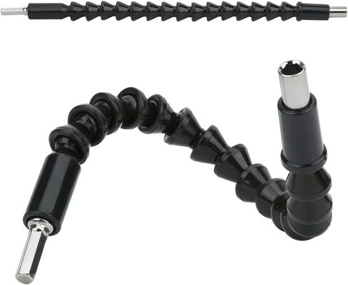 2Pcs Universal Flexible Shaft for Electric Drilling Bits Hose Connection Tools 300mm in Saudi Arabia