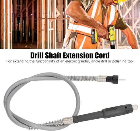 Drill Drive Extension Shaft 3mm ABS Flexible Shaft for Electric Drill & Grinder, 360 Degree Bend, Easy Install & Remove in Saudi Arabia