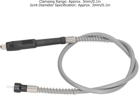 Drill Drive Extension Shaft 3mm ABS Flexible Shaft for Electric Drill & Grinder, 360 Degree Bend, Easy Install & Remove in Saudi Arabia