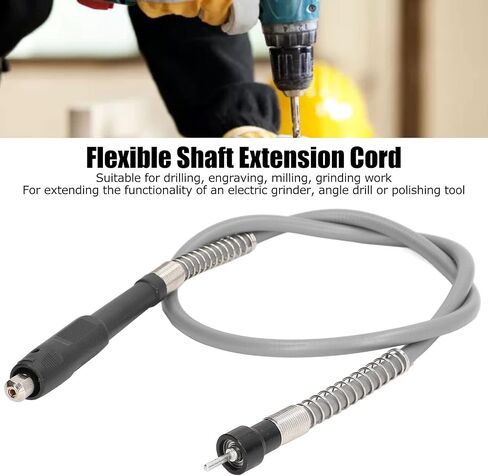 Drill Drive Extension Shaft 3mm ABS Flexible Shaft for Electric Drill & Grinder, 360 Degree Bend, Easy Install & Remove in Saudi Arabia