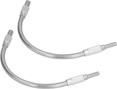 2pcs المعادن مرنة رمح السداسي سد hex bit extract extrent extrent extension connect 300mm in Saudi Arabia