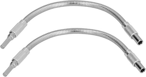 2pcs المعادن مرنة رمح السداسي سد hex bit extract extrent extrent extension connect 300mm in Saudi Arabia