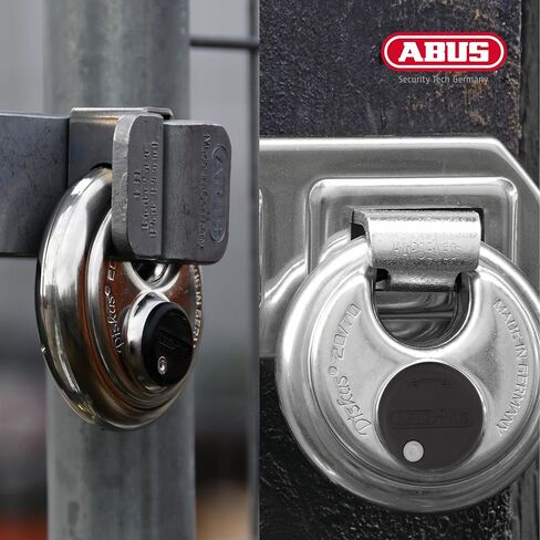 Abus Diskus 20/70 قفل قرص من الفولاذ المقاوم للصدأ - قفل مقاوم للصدأ مع 3/8 بوصة - مصنوع في ألمانيا - مختلط مختلف in Kuwait