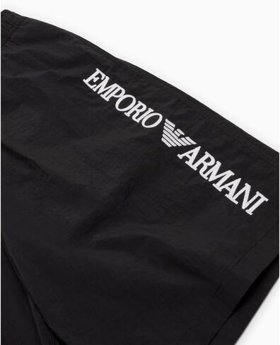 Emporio Armani Men's Classic Long 8" Bermuda Swim Trunk in Saudi Arabia
