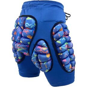 Kids Padded Shorts Hip Protection Pads, EVA Children Impact Shorts, Skating Protective Gear for Bike, Skateboard, Skiing in Kuwait