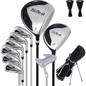 نوادي الجولف التي تم تعيينها للرجال ، والأندية الكاملة للرجال الجولف المجموعة الكاملة التي يتم تسليمها يمينًا تشمل حقيبة حامل مع غطاء المطر ، 1# سائق 3# وود 5# 6# 8# 9# pw# irons و putter in Kuwait