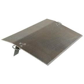 Vestil EH-6036 الألومنيوم قفص Dock Plate 60 in. × 36 بوصة. 1/2 في. سمك اللوحة 6600 رطل. سعة الفضة in Kuwait