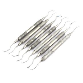 AA PRO Gracey Curette Set of 7 PERIODONTAL CURETTES Hollow Handle A+ Quality in Kuwait