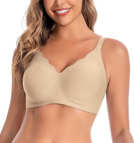 حمالات الصدر اللاسلكية اللاسلكية للسيدات ، رفيع الراحة لا ترتدي الأركان الداخلية تغطية كاملة الرياضة الرياضية اليومية in Kuwait