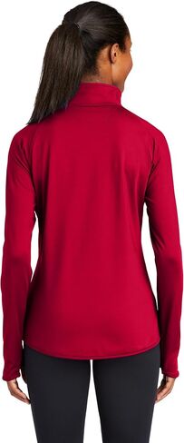 SPORT-TEK Women's Sport-Wick Stretch Quarter Zip Pullover in Saudi Arabia