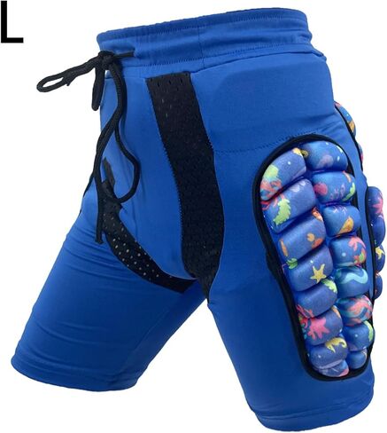Kids Padded Shorts Hip Protection Pads, EVA Children Impact Shorts, Skating Protective Gear for Bike, Skateboard, Skiing in Kuwait