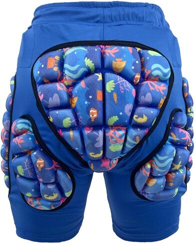 Kids Padded Shorts Hip Protection Pads, EVA Children Impact Shorts, Skating Protective Gear for Bike, Skateboard, Skiing in Kuwait