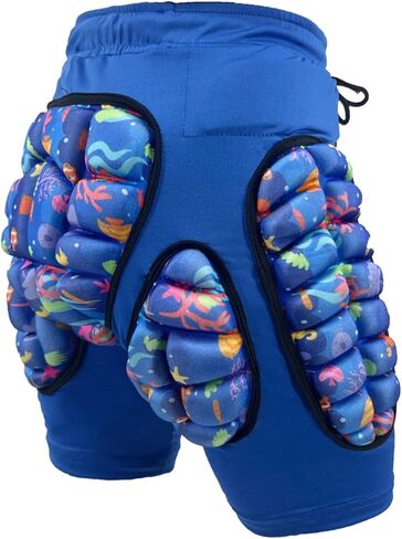 Kids Padded Shorts Hip Protection Pads, EVA Children Impact Shorts, Skating Protective Gear for Bike, Skateboard, Skiing in Kuwait